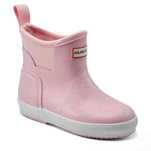 Hunter Finley Kids Pull On Waterproof Rain Boots